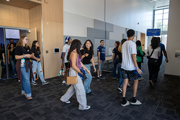 The Coyote Experience event drew a crowd of eager students ready to embark on the new academic year.