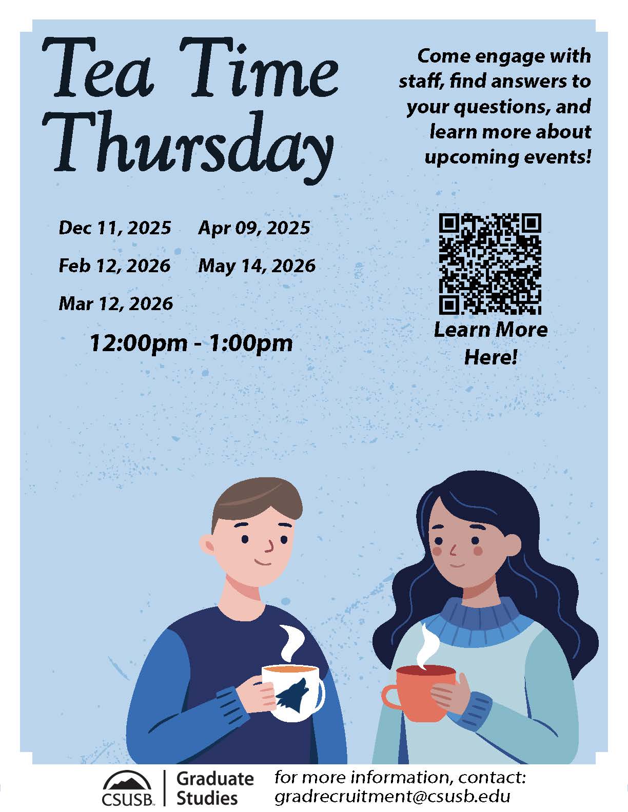 Drop In and Learn: Grad Info + Funding Opportunities!