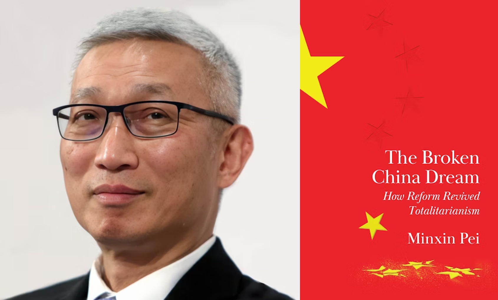 Minxin Pei and Book Cover