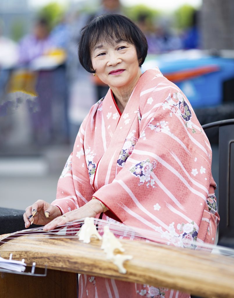 Image of Shirley Muramoto in Japanese cultural attire