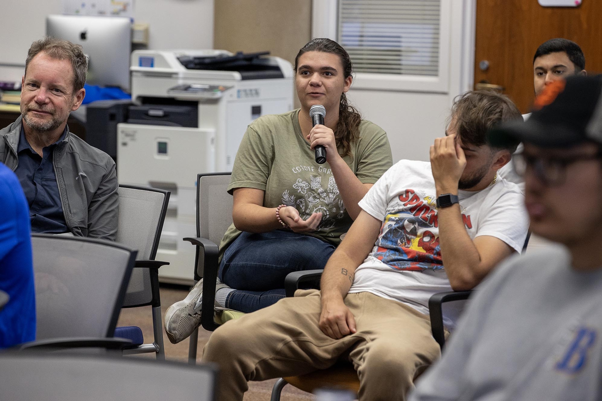 The audience had an opportunity to interact with Yolonda Youngs about her research on the Grand Canyon