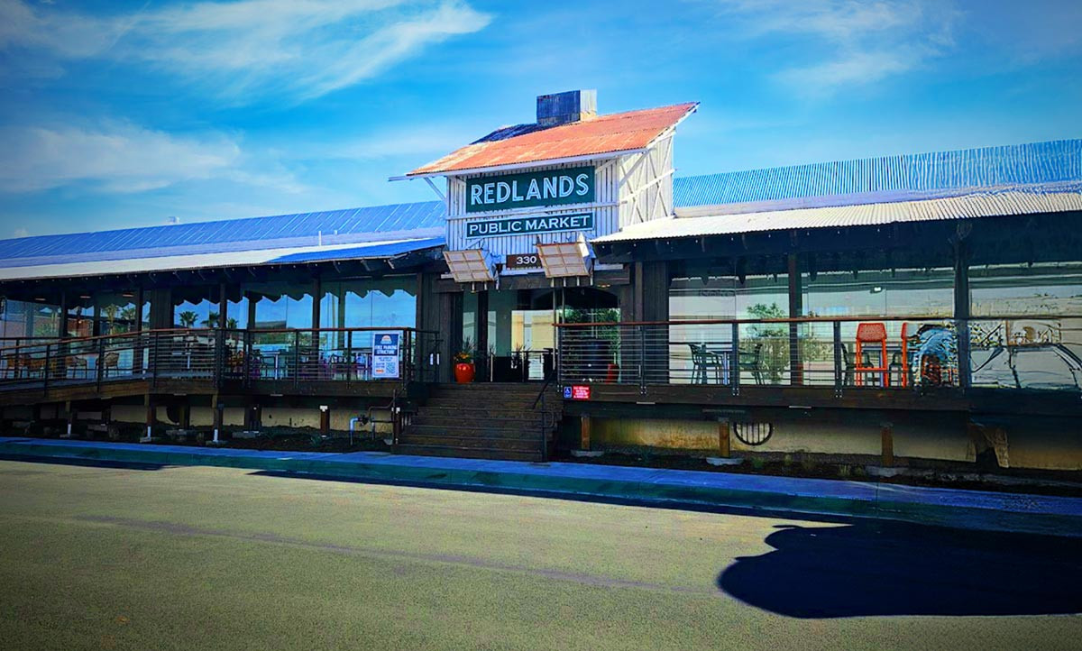 redlands public market outside from street