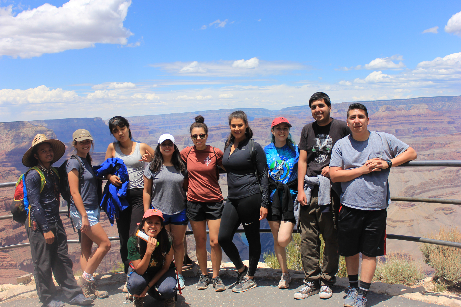 at overlook grand canyon