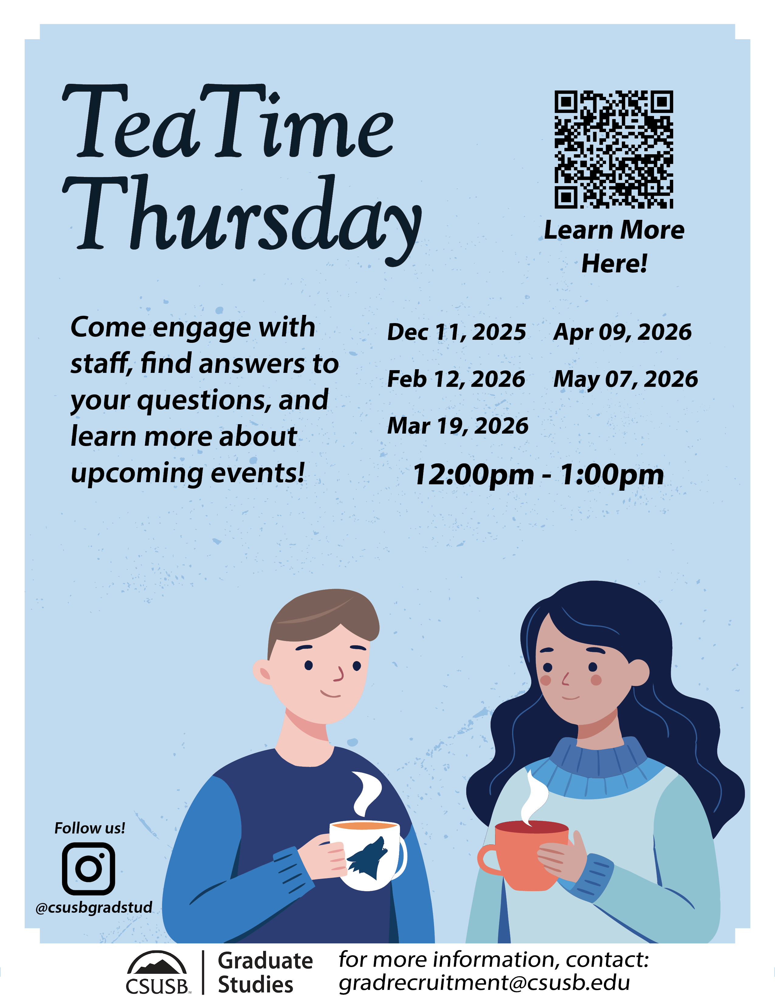 Join Us to Learn About Upcoming Events & Opportunities