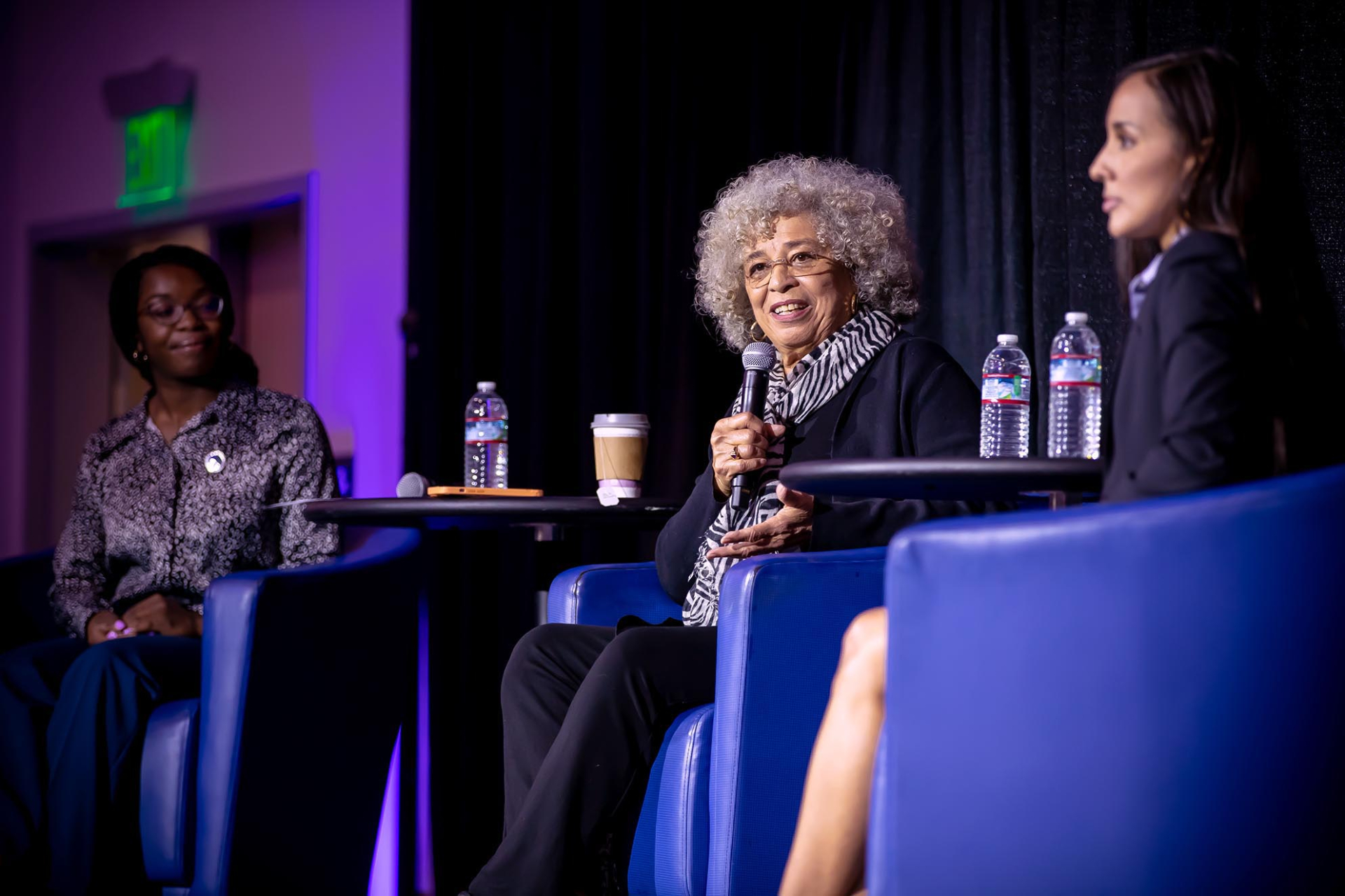 In the spring of 2023, American political activist Angela Davis visited CSUSB to discuss feminism, intersectionality, social justice, environmentalism and racism.&nbsp;