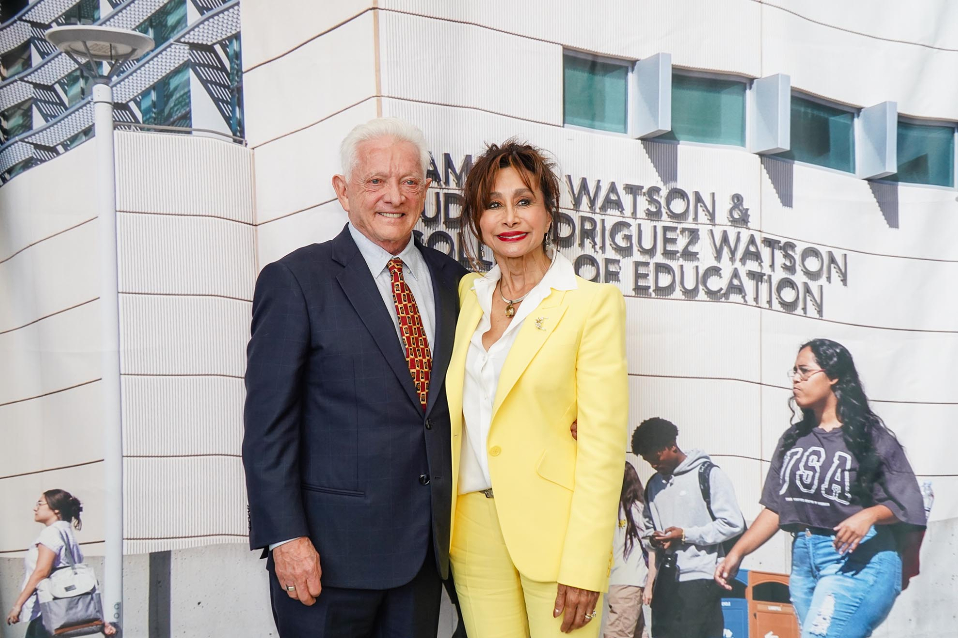 In 2022, the university named its education college the James R. and Judy Rodriguez Watson College of Education.